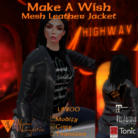 NN Make a Wish Leather Jacket ad