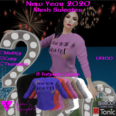 NN New Year 2020 Sweater ad
