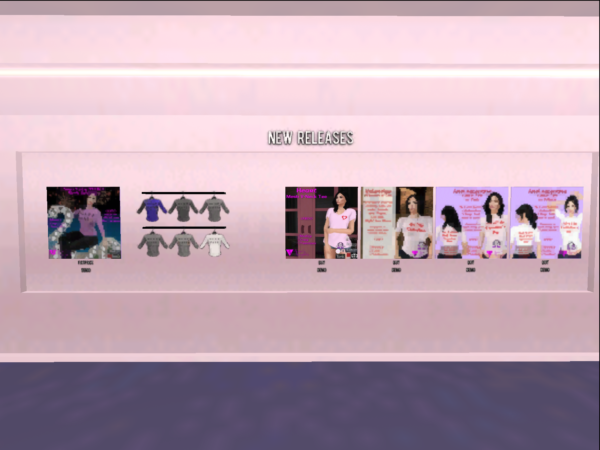 The New Releases section in the new store