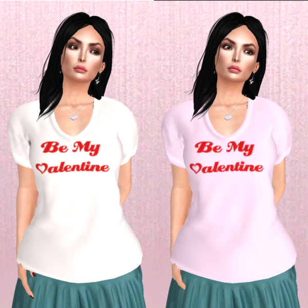 Should I sell the new Valentine V-neck in white, pink or both colors?