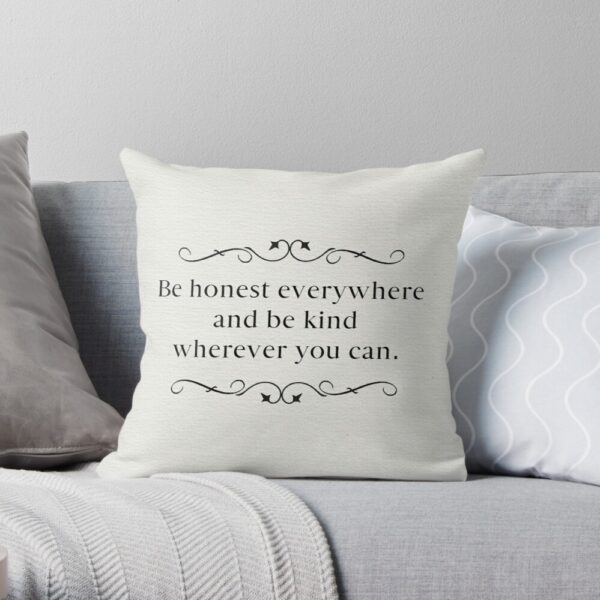 Be Honest Everywhere - Clean Version Throw Pillow