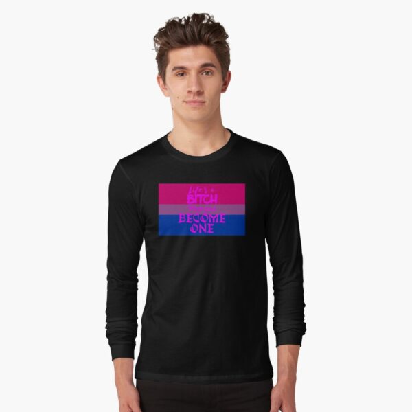 Life's a Bitch - Bisexual Mens Long Sleeve T-shirt